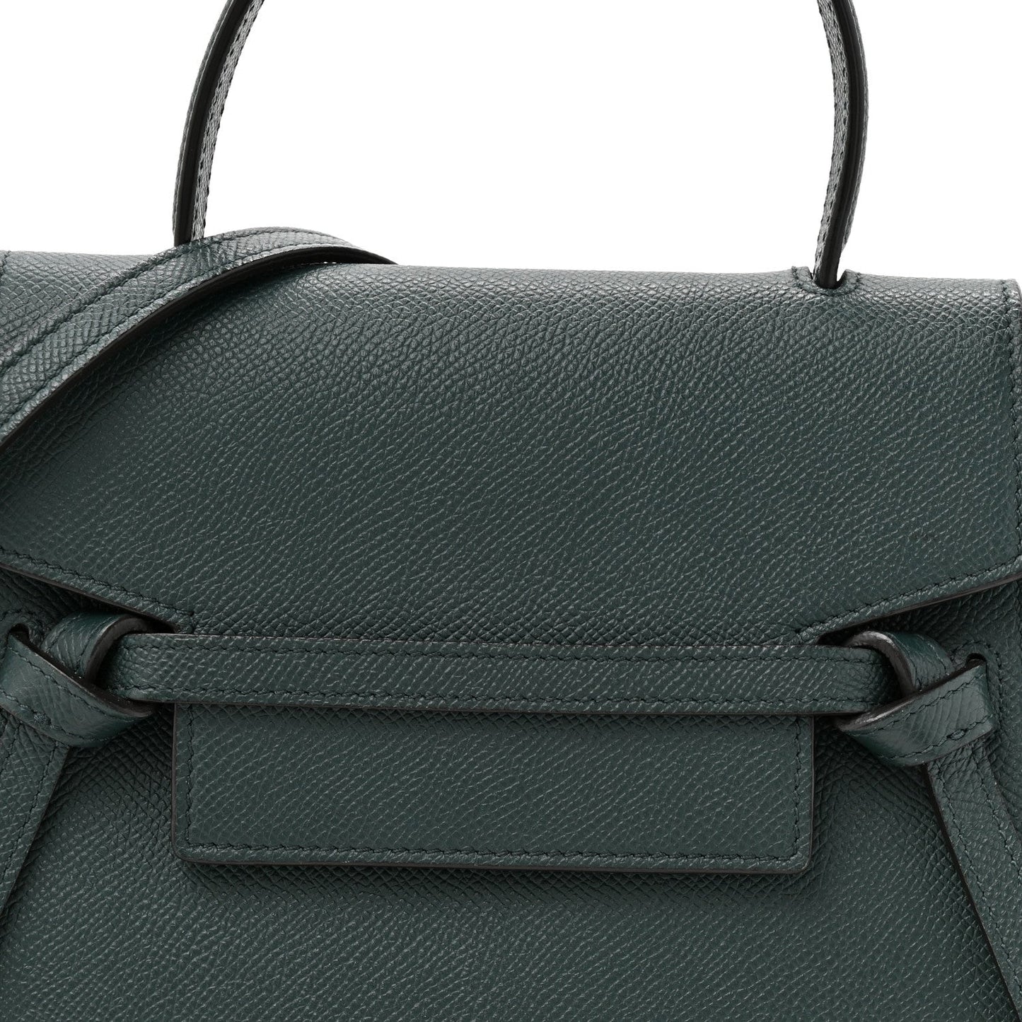 Grained Calfskin Nano Belt Bag Amazone