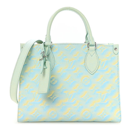 Empreinte Monogram Summer Stardust Onthego PM  Water Green
