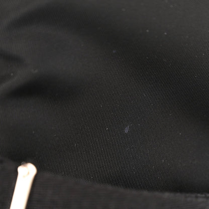 Re-Nylon Saffiano Re-Edition 2000 Double Zip Crossbody Bag Black
