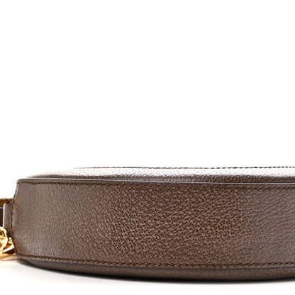 GG Supreme Monogram Web Mini Ophidia Round Shoulder Bag Brown