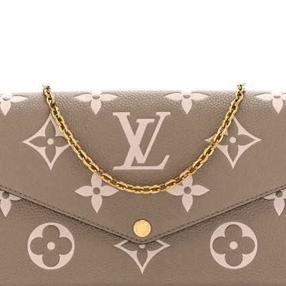 Empreinte Monogram Giant Felicie Pochette Tourterelle Creme