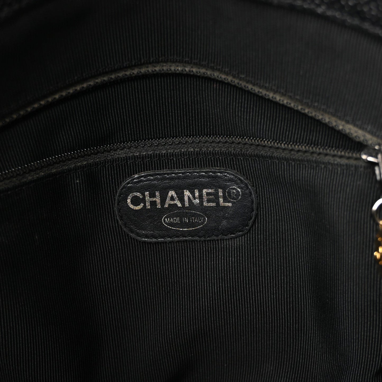 Caviar Triple CC Shoulder Bag Black