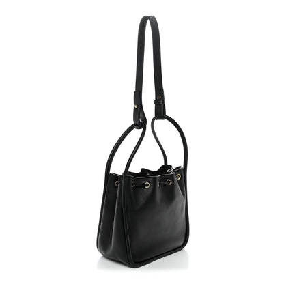 Soft Calfskin Mini Darling Bucket Bag Black