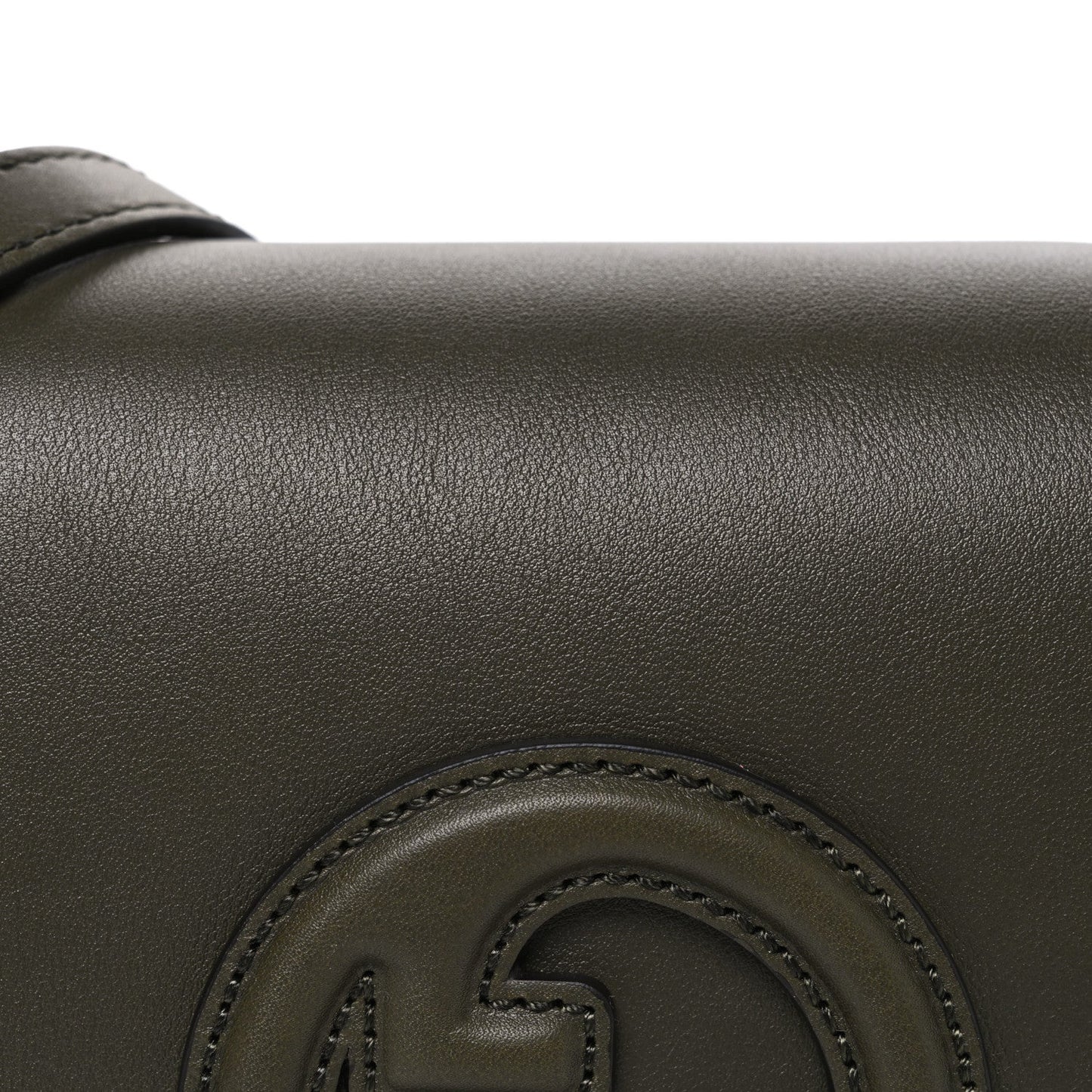 Roxy Calfskin Medium Blondie Top Handle Bag Forest Green