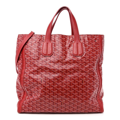 Goyardine Voltaire Tote Red