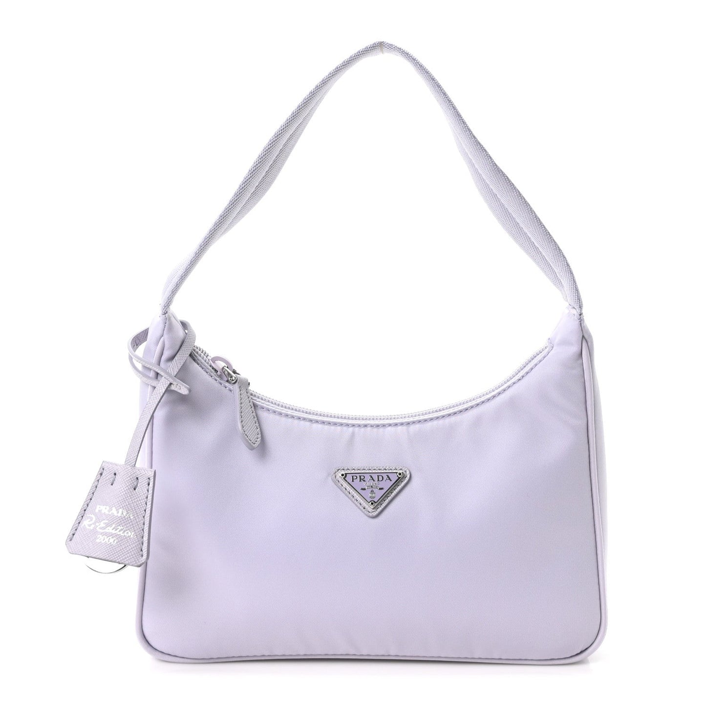 Re-Nylon Saffiano Mini Re-Edition 2000 Bag Glicine