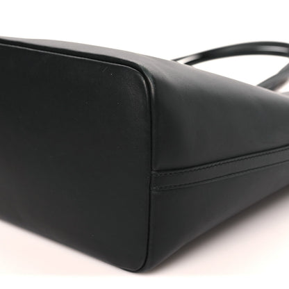 DOLCE GABBANA Calfskin Medium Fefe Tote Black