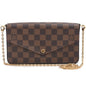 Louis Vuitton Damier Pochette Felicie Chain Shoulder Bag N40492