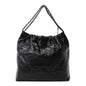 Shiny Calfskin Quilted Monochrome Small Chanel 22 Black
