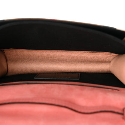 Derby Calfskin House Check Small Macken Crossbody Bag Copper Pink