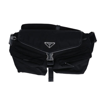 Prada 2VH174 Re-Nylon Leather Shoulder Bag