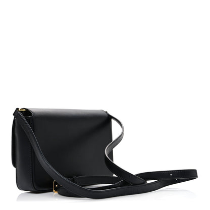 Calfskin Mini Vintage Check Note Bag Black