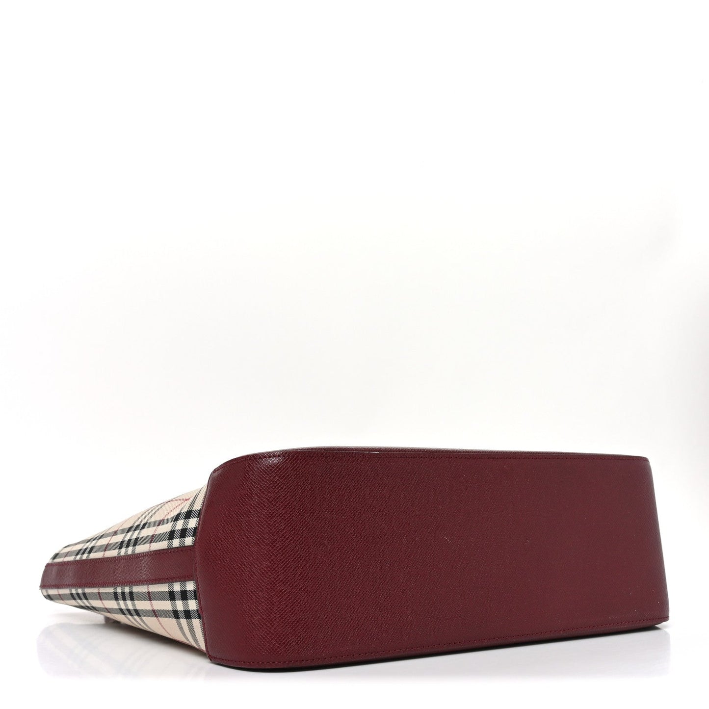 Canvas House Check Small Tote Red