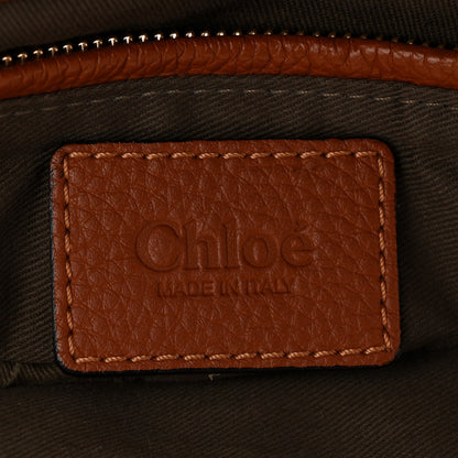 Calfskin Braided Medium Marcie Double Carry Tan