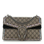 GG Supreme Monogram Crystal Small Dionysus Shoulder Bag Black