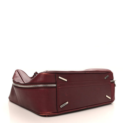 Calfskin Travel Bag Burgundy