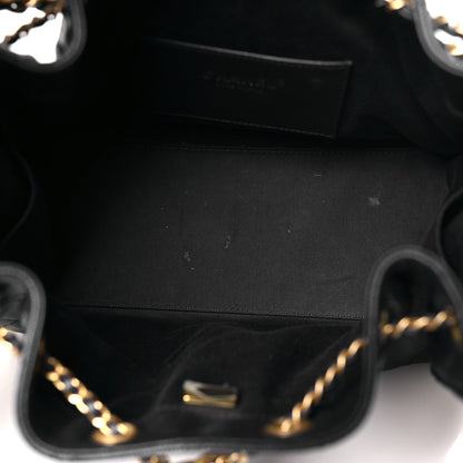 Caviar Quilted Small Chanel 25 Handbag Dark Navy