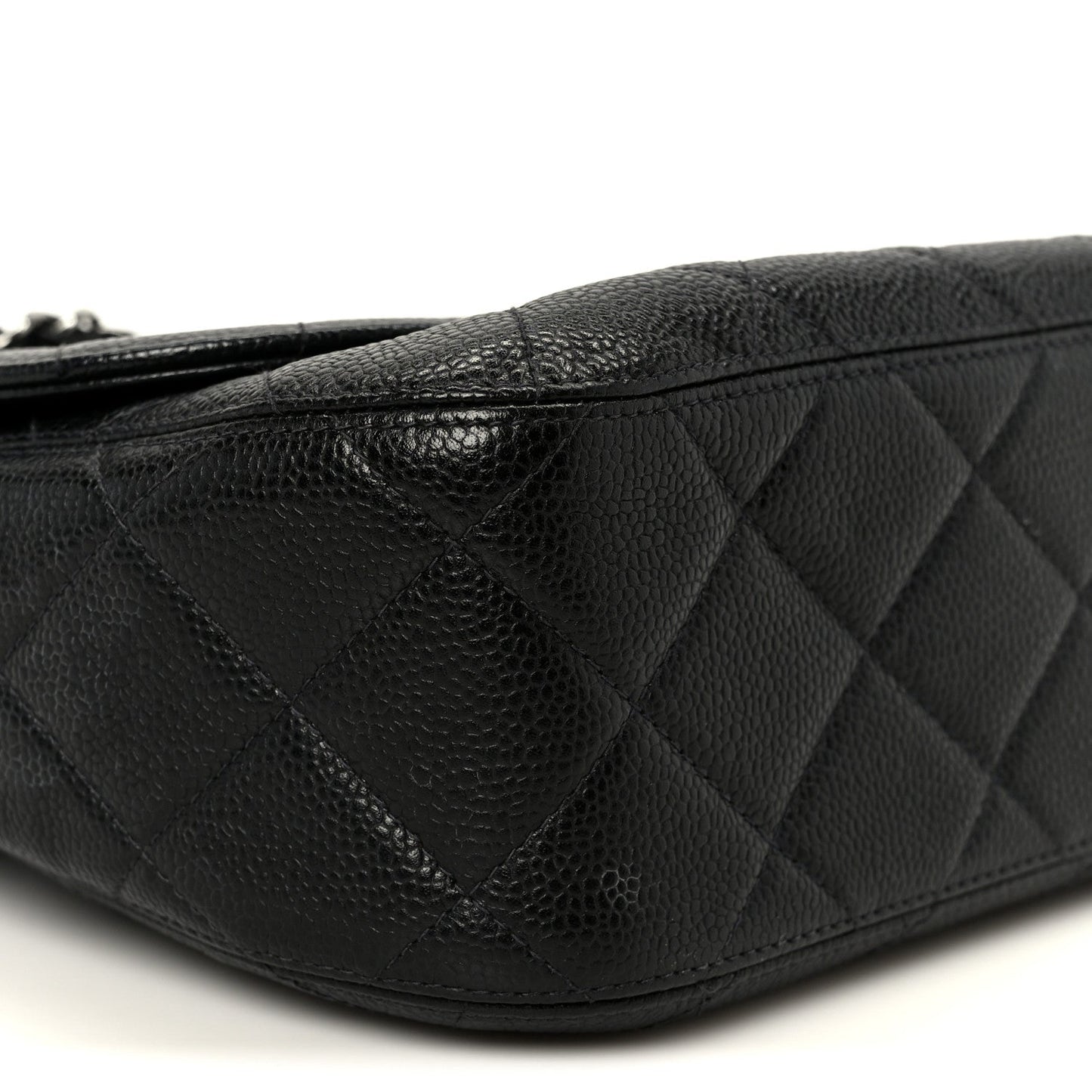 Caviar Quilted Jumbo Single Flap Black