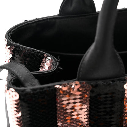Sequin Broccato Tote Black Cipria