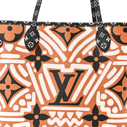 Monogram Giant Crafty Neverfull MM Creme Caramel