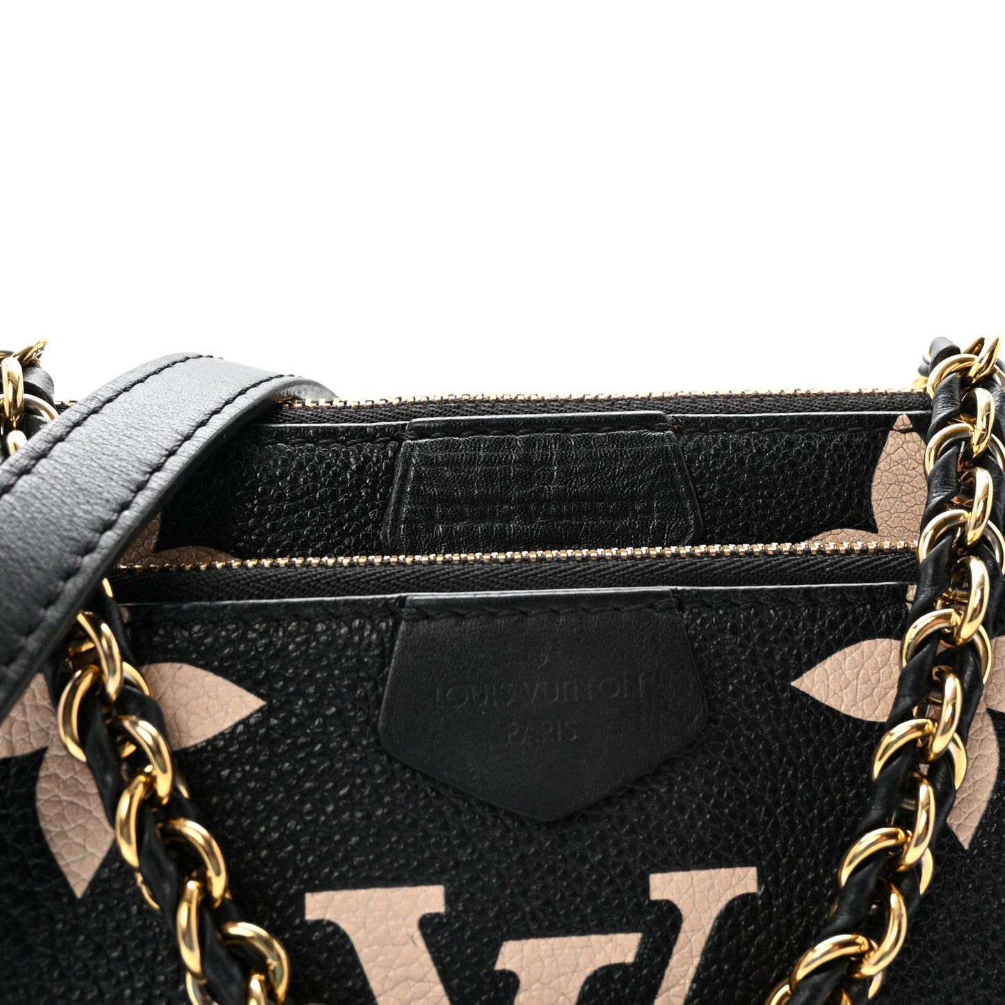 Empreinte Monogram Giant Multi Pochette Accessories Black Beige