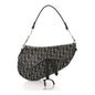 Monogram Saddle Bag Black