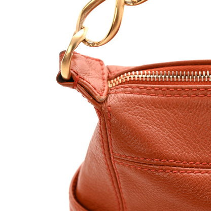 Calfskin Timeless CC Shoulder Bag Orange