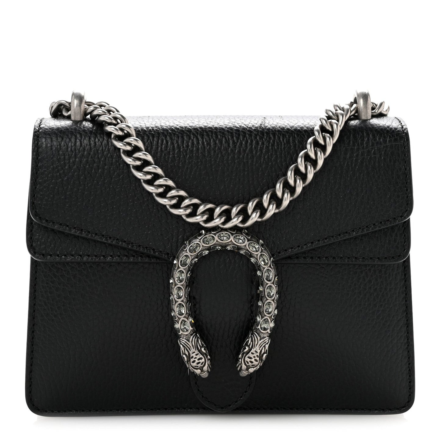 Calfskin Mini Dionysus Shoulder Bag Black