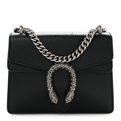 Calfskin Mini Dionysus Shoulder Bag Black