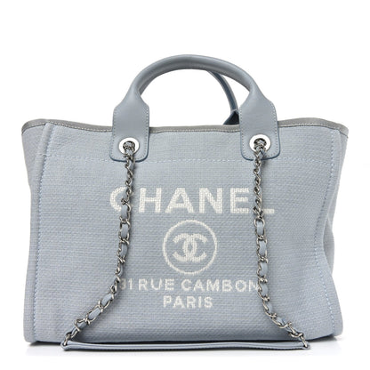 Mixed Fibers Small Deauville Tote Light Blue