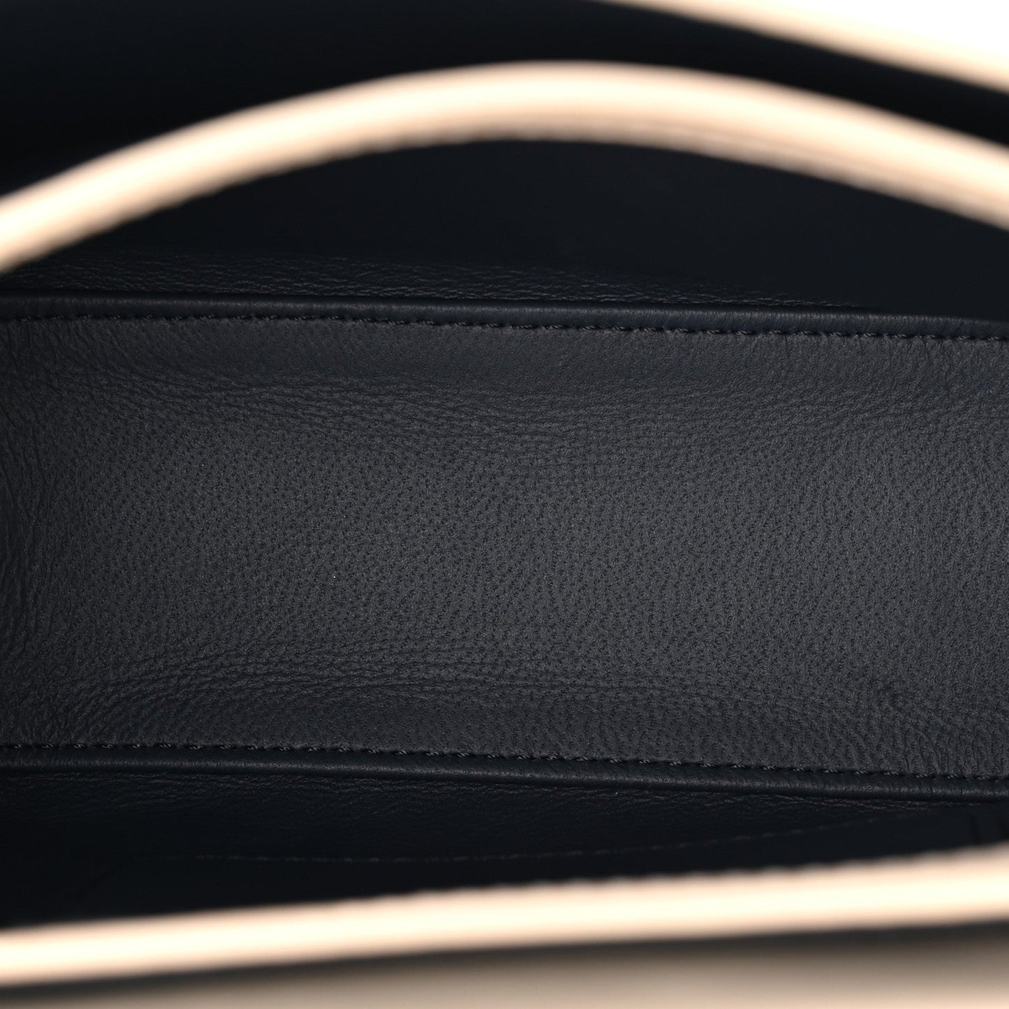 High Gloss Calfskin Lana Small Top Handle Eggshell