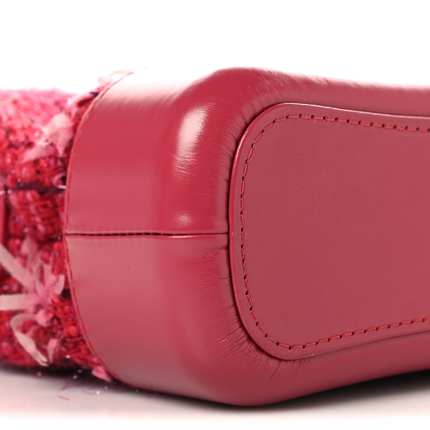 Tweed Calfskin Small Gabrielle Hobo Pink