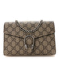 GG Supreme Monogram Mini Dionysus Chain Wallet Beige Taupe