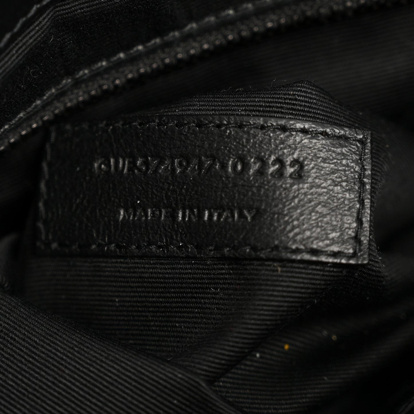 Calfskin Y Quilted Monogram Large Loulou Chain Satchel Black