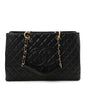 Caviar Quilted XL Grand Shopping Tote GST Black