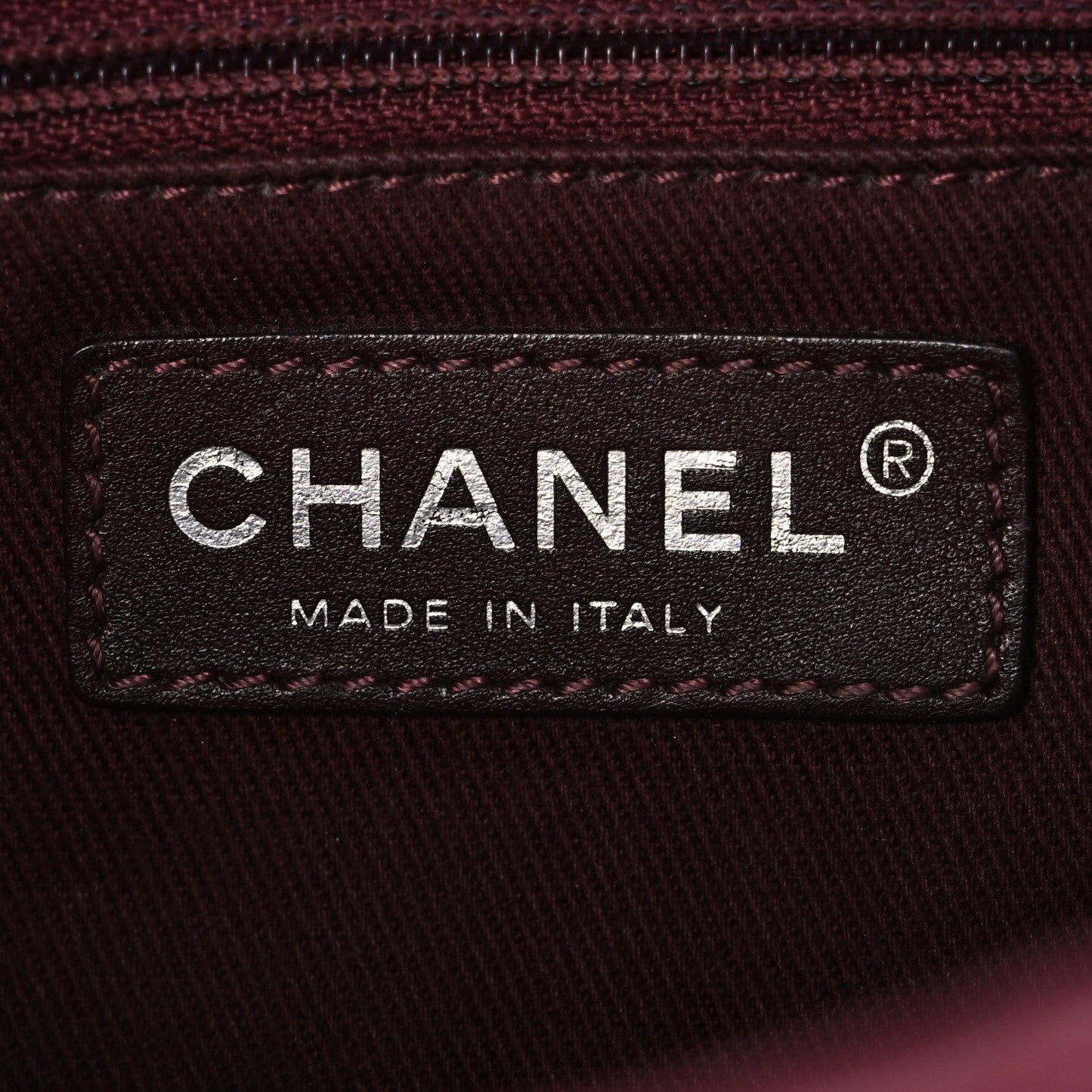 Lambskin Quilted Medium Tri-Color Flap Burgundy Dark Pink
