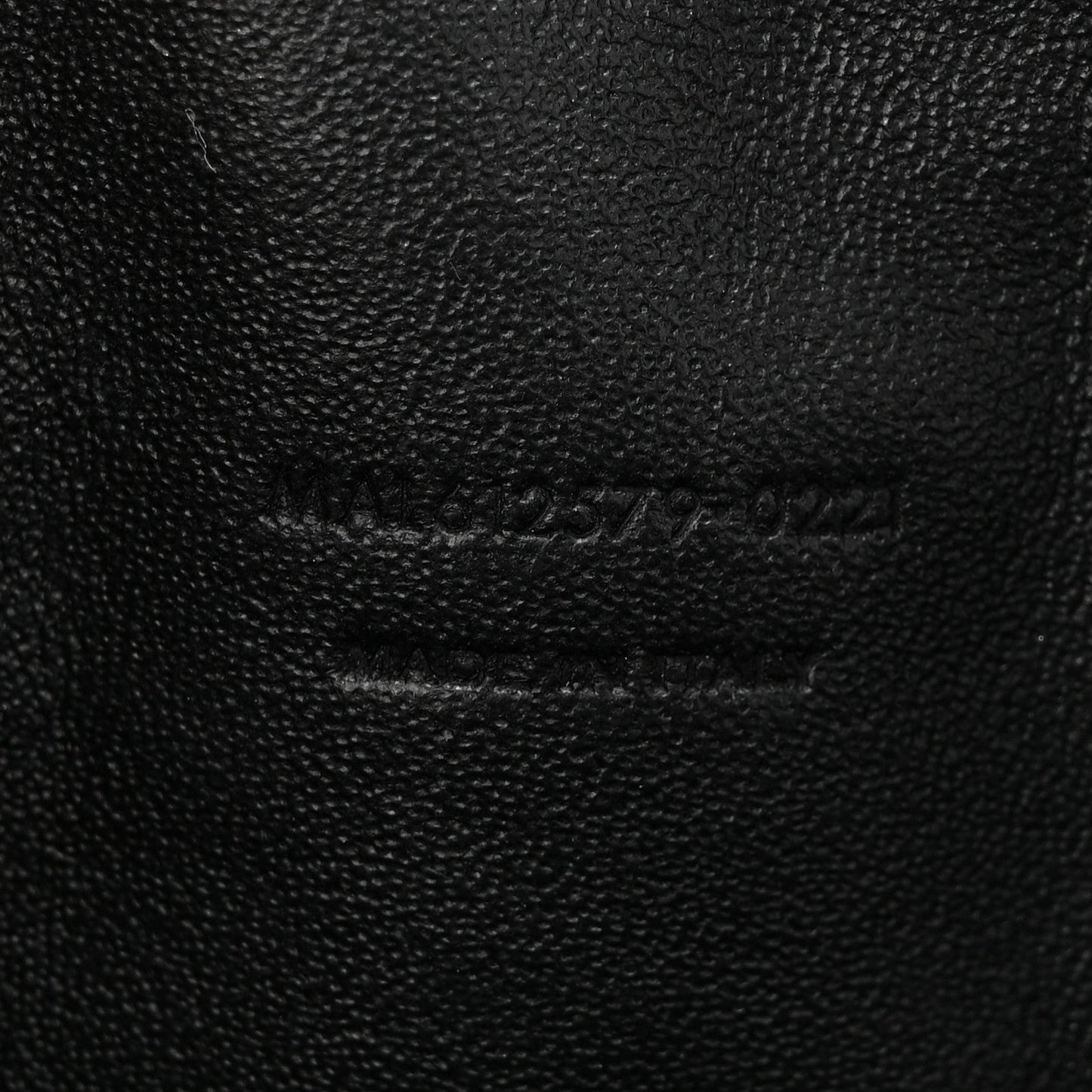 Grain De Poudre Matelasse Monogram Mini Lou Camera Bag Black