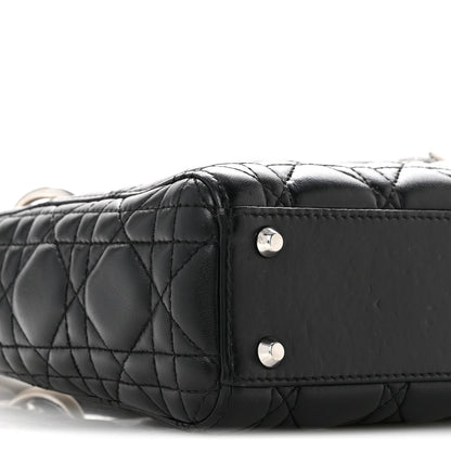 Lambskin Cannage Mini Lady Dior Black