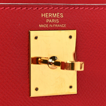 Epsom Kelly Sellier 28 Rouge Casaque