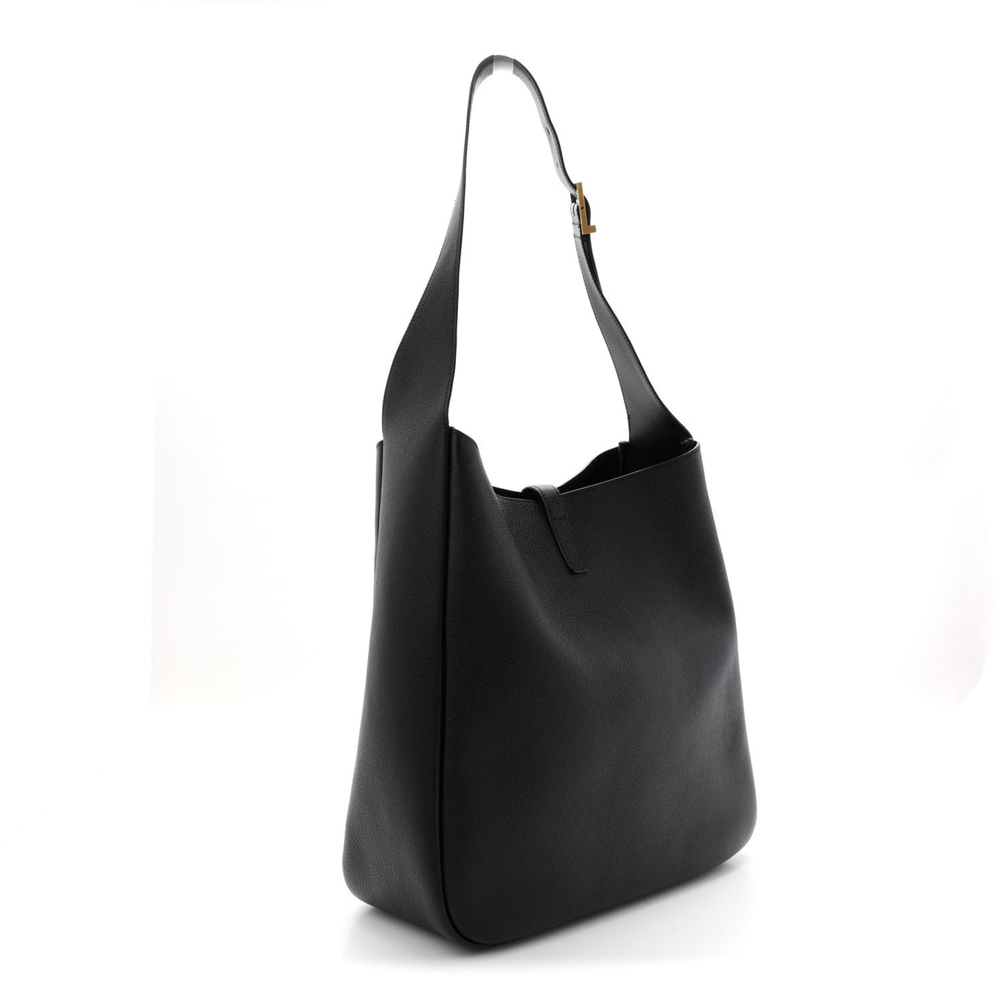 Smooth Calfskin Large Le 5 A 7 Soft Hobo Black