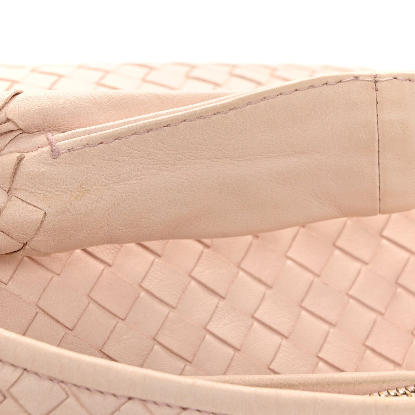 Nappa Intrecciato Medium Veneta Hobo Flamingo