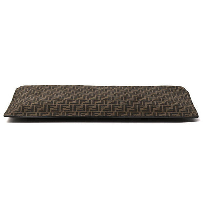 Fendi Zucca Leather Clutch Bag