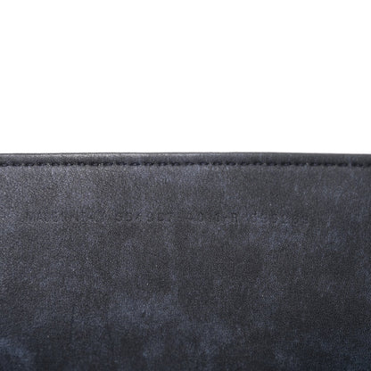 Used Calfskin Silver Hardware Neo Classic City Navy