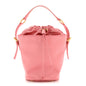 Satin Raso Bucket Bag Pink