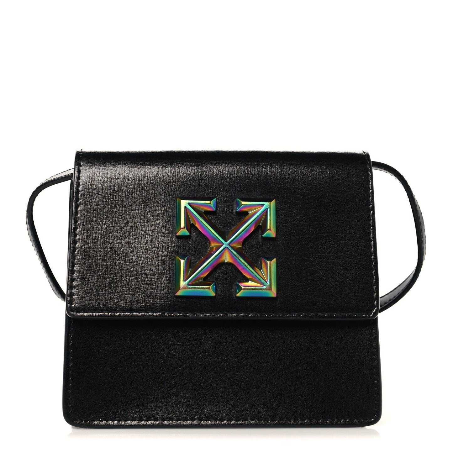 Calfskin Jitney 0.7 Belt Bag Crossbody Black