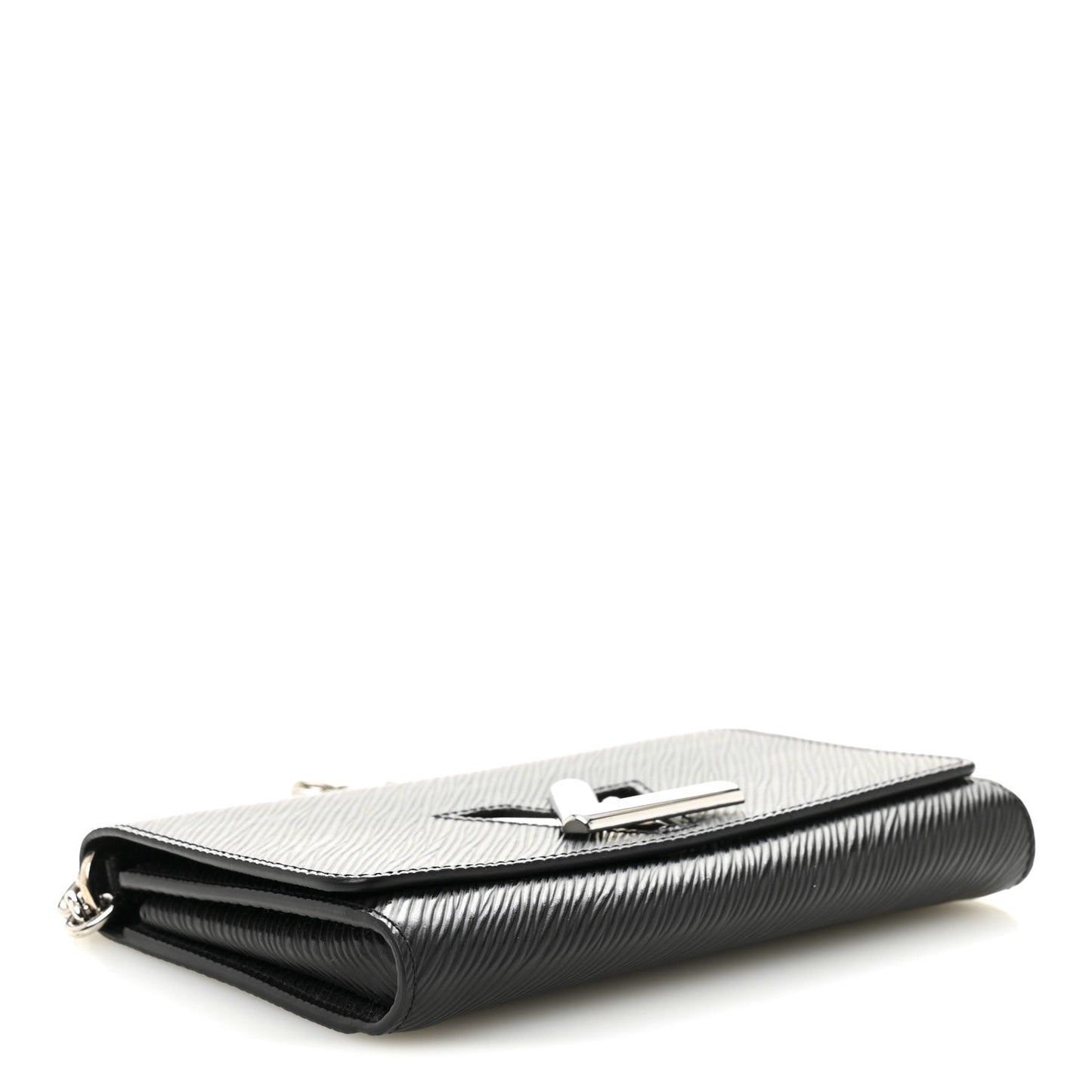 Epi Twist Chain Wallet Black