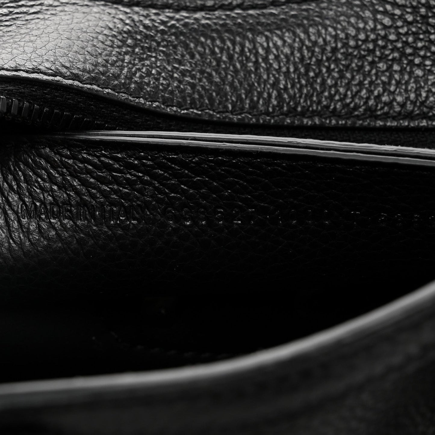 Grained Calfskin Neo Classic Black Hardware Nano City Crossbody Black