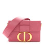Smooth Calfskin 30 Montaigne Box Bag Pink
