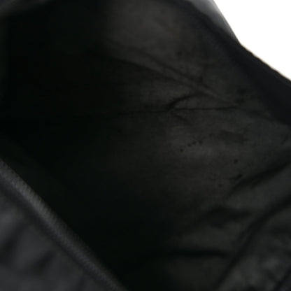 Nylon Vela Flat Messenger Bag Black