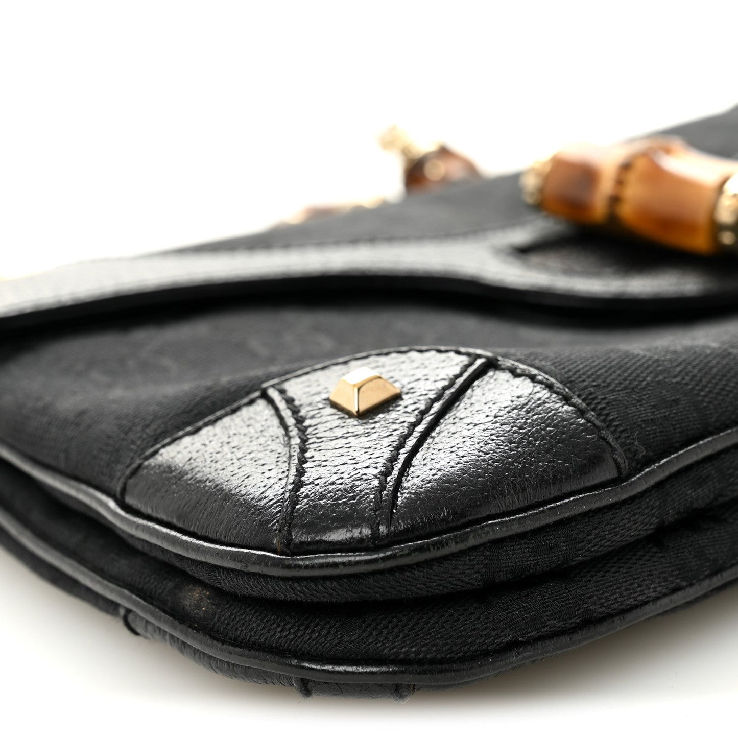 Monogram Bamboo Chain Bag Black